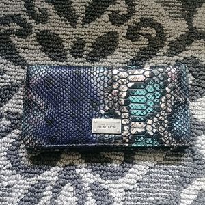 UGC KENNETH COLE REACTION FAUX SNAKE PRINT WALLET
